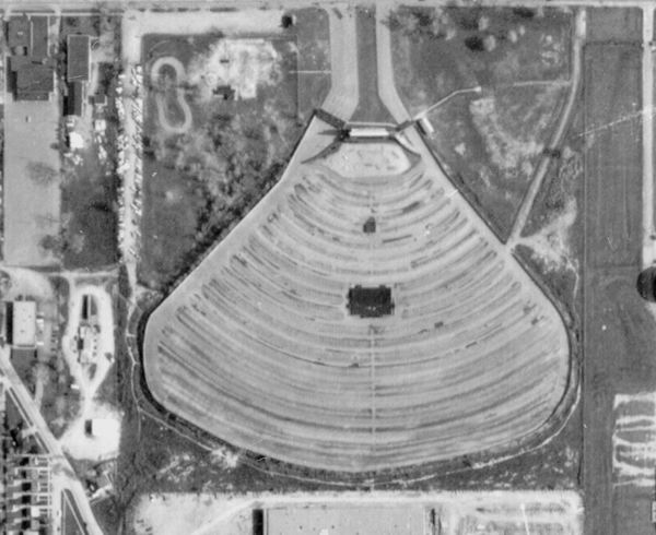 Bel Air Drive-In Theatre - Old Aerial